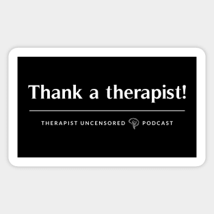 Thank a Therapist Sticker